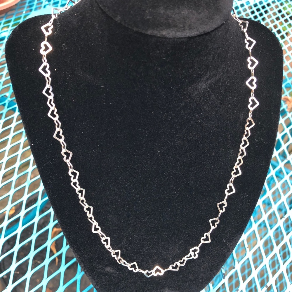Milor Italian Sterling Silver Interlinked Heart